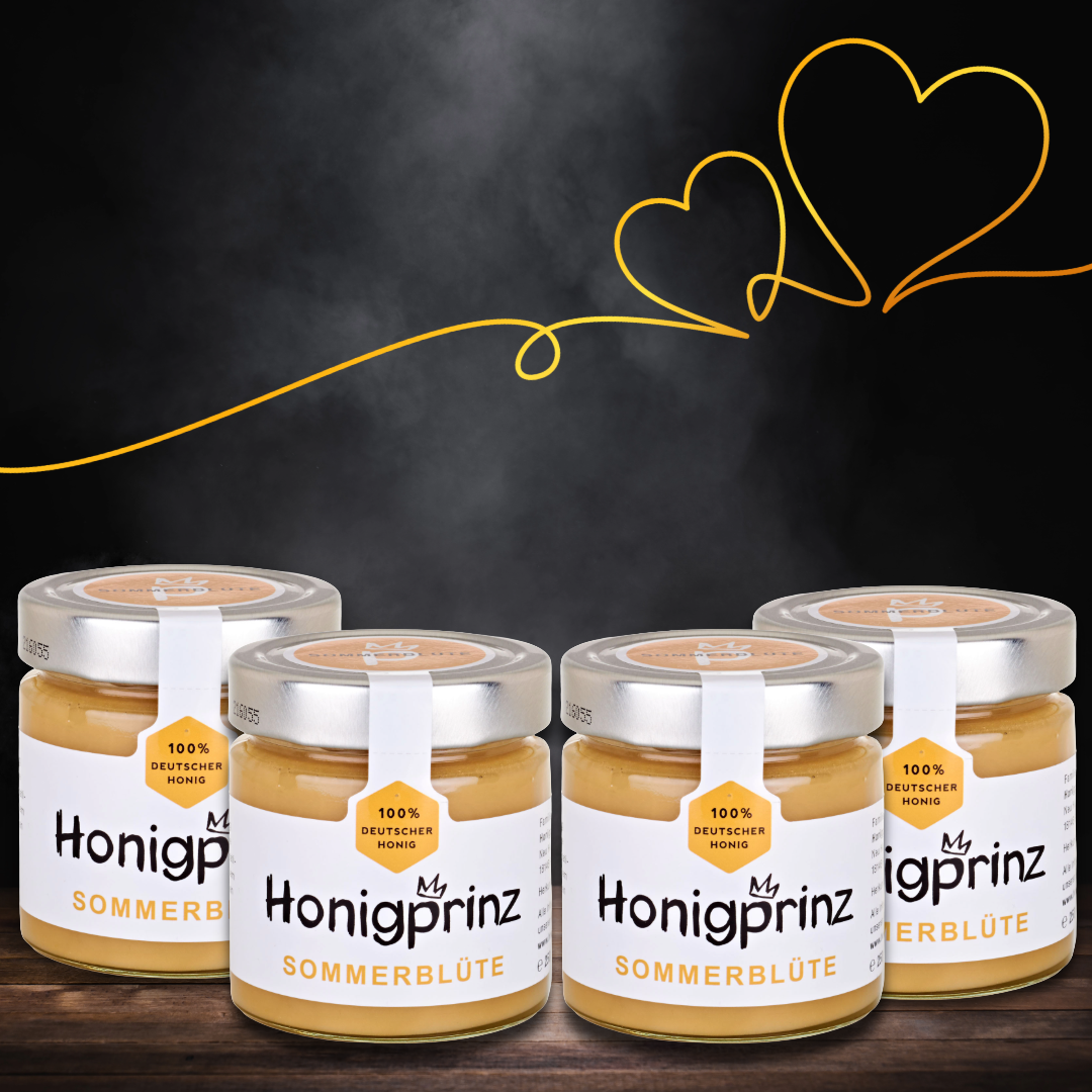 4x Sommerblütenhonig 250g