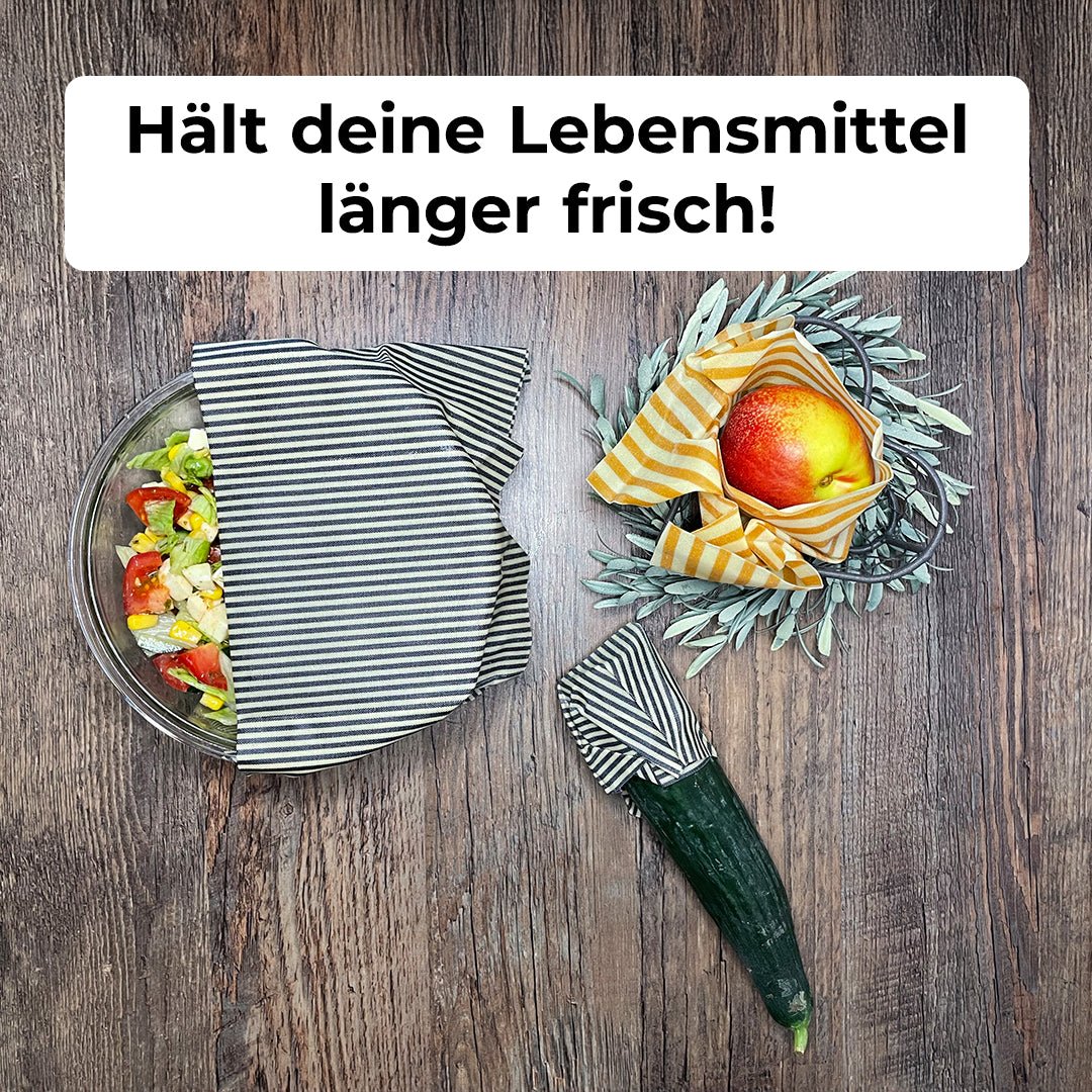 Bio - Bienenwachstuch Rolle (30x90cm) – Nachhaltig & Ökologisch Verpacken - Honigprinz