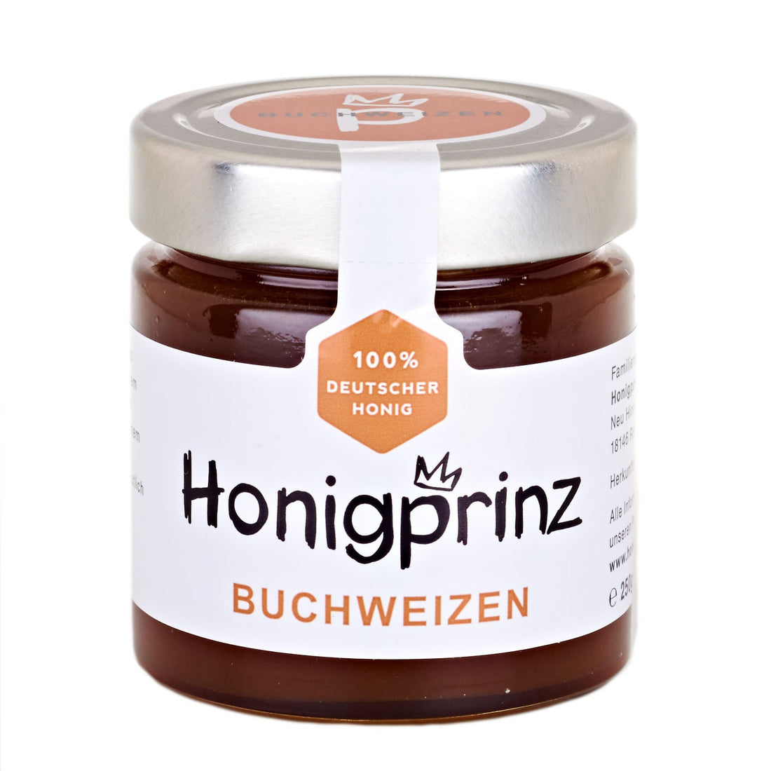 Buchweizenhonig frontal 250g Deutscher Honig