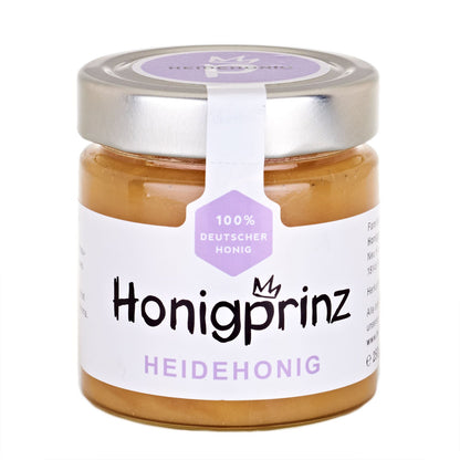 Heide Honig einzeln frontal Deutscher Honig