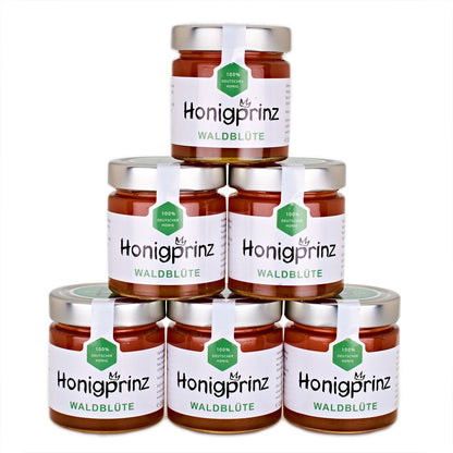 Waldblütenhonig Set 6x250g Deutscher Honig frontal