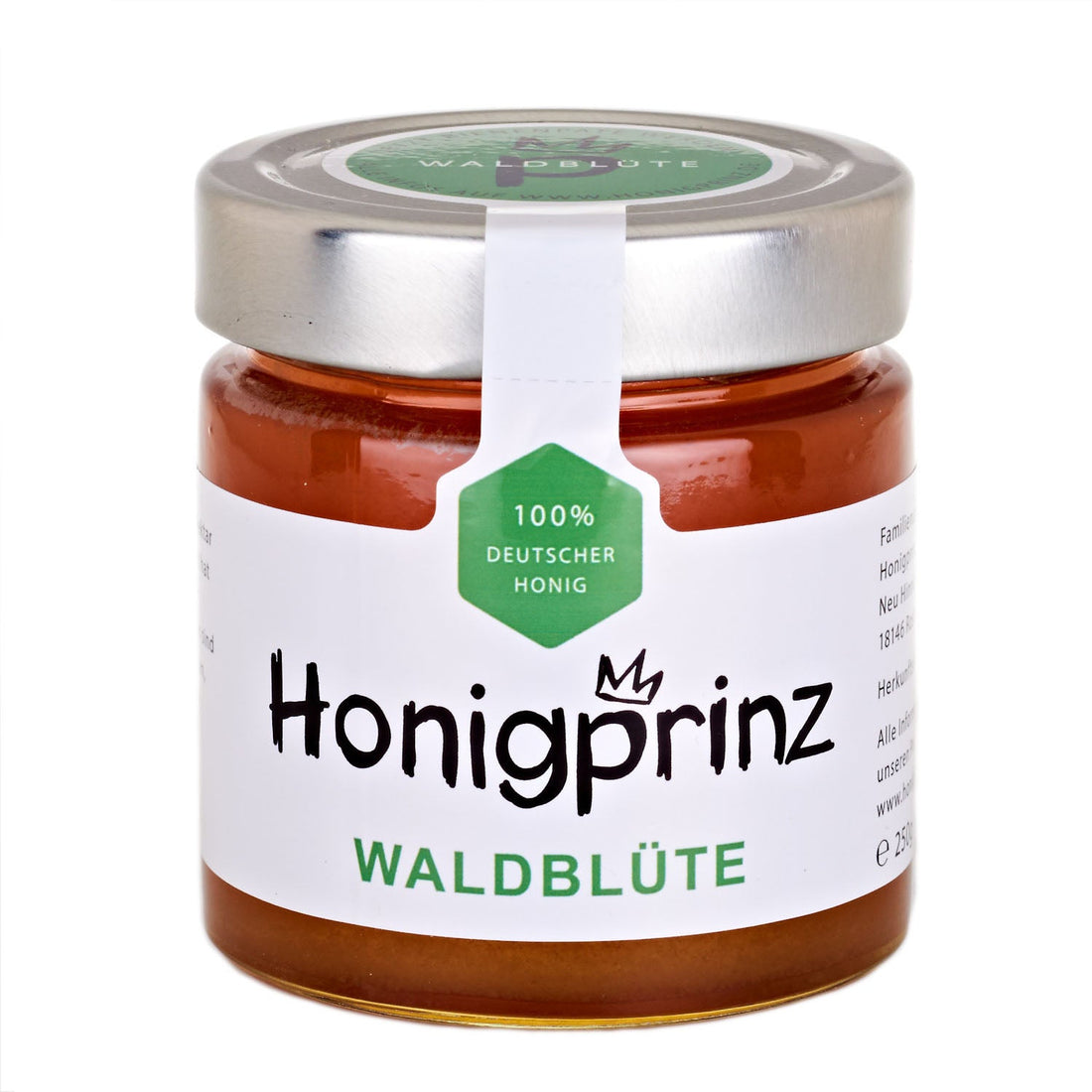 Waldblütenhonig frontal Deutscher Honig