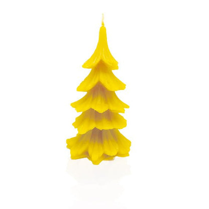 Bienenwachskerzen aus 100% Bienenwachs – „Tannenbaum mit breiten Zweigen“ - Honigprinz
