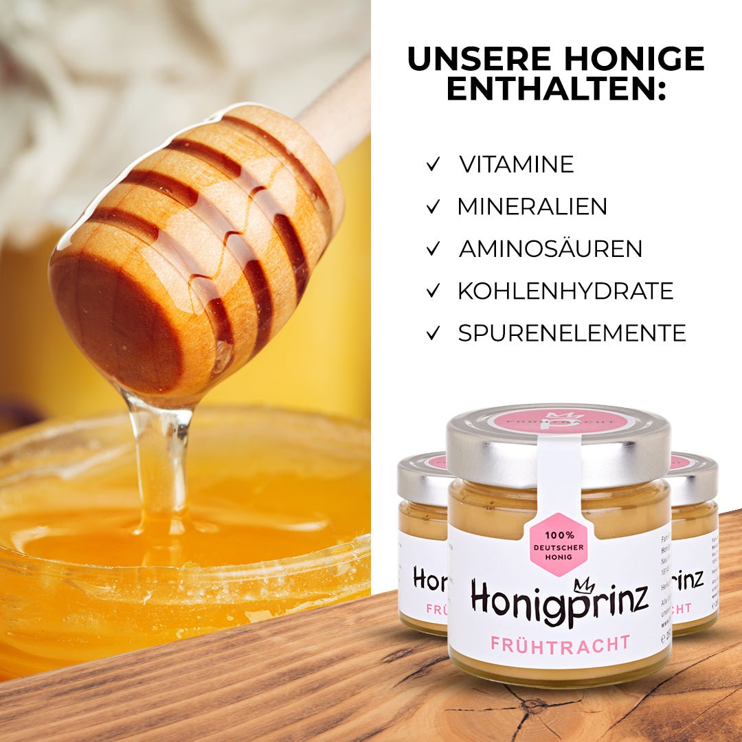 Frühtrachthonig Vorteilspack 3 x 250g - Honigprinz