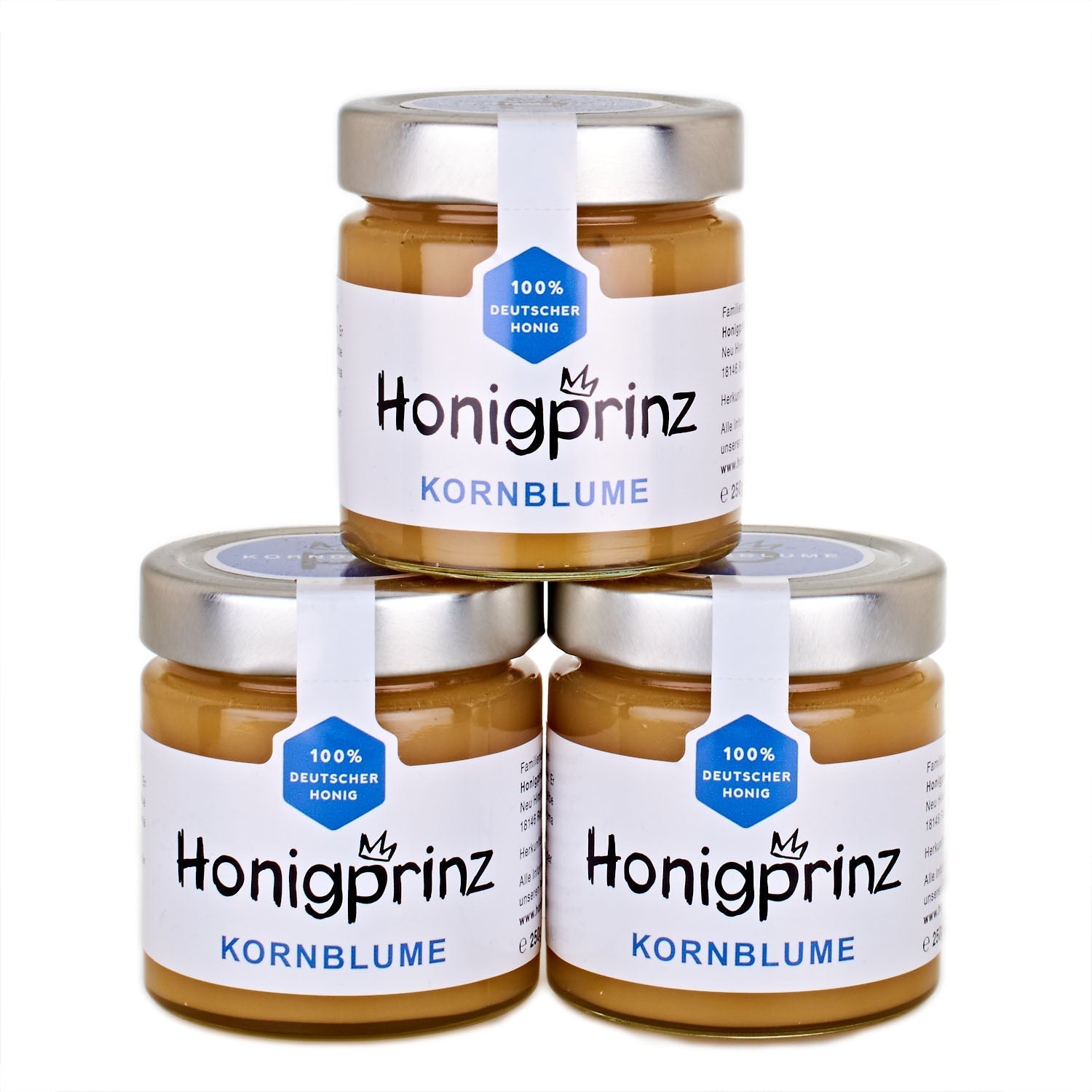 Kornblumenhonig Vorteilspack 3 x 250g - Honigprinz GmbH