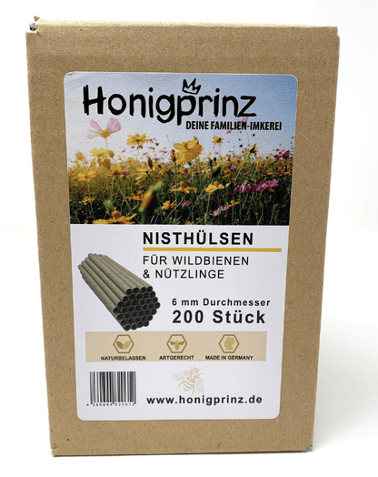 Nisthülsen für Wildbienen 200 Stk. / 6mm - Honigprinz